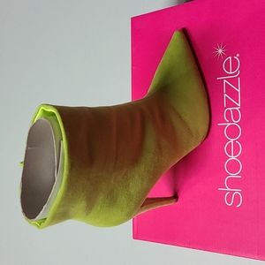 Size 10 green booties